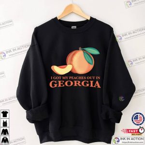 I Got My Peaches Out In Georgia Justin Bieber Sweatshirt Justin Bieber Gift 1