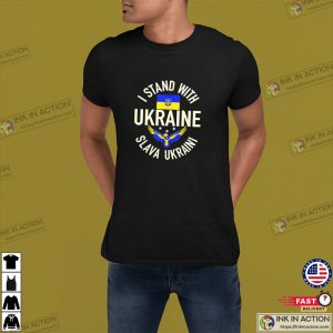I Stand With Ukraine Shirt Slava Ukraina Classic T Shirt 2
