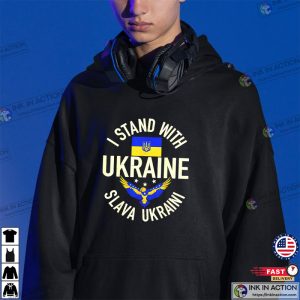 I Stand With Ukraine Shirt Slava Ukraina Classic T Shirt 3
