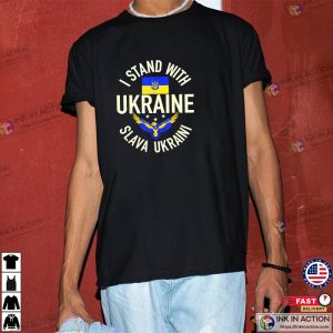 I Stand With Ukraine Slava Ukraina Classic T-Shirt