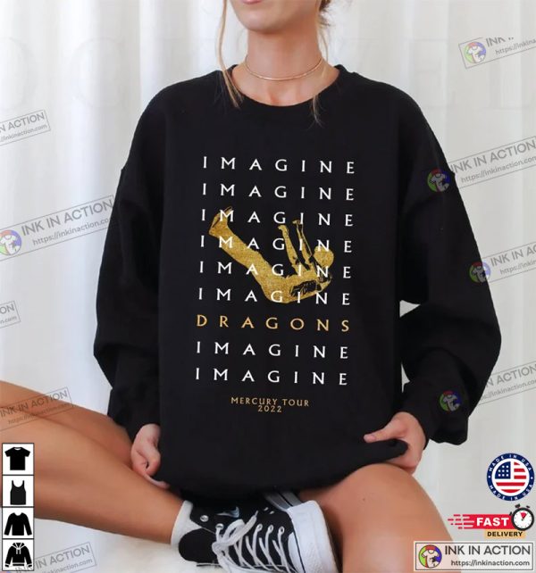 Imagine Dragons Mercury Music Tour 2022 Band Tour Shirt