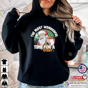 Its The Most Wonderful Time For A Beer Shirt Christmas beer lover Gift funny christmas t shirts 2