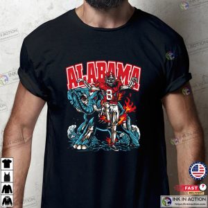 Jaylen Waddle Sana Detroit Alabama University Football Collection T-shirt