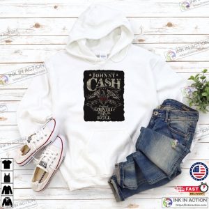 Johnny Cash The Man In Black Country Rock And Roll Sweatshirt Country Concert Sweater 2