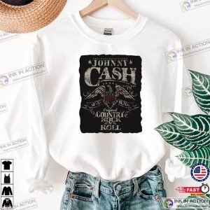 Johnny Cash The Man In Black Country Rock And Roll Sweatshirt Country Concert Sweater 3