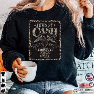 Johnny Cash The Man In Black Country Rock And Roll Sweatshirt Country Concert Sweater 6