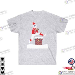 Josh Allen Jumps Christmas T shirt 4