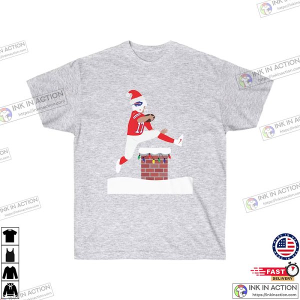 Buffalo Bills Josh Allen Jumps Christmas T-shirt