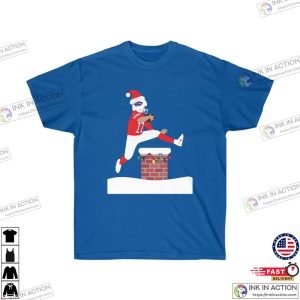 Josh Allen Jumps Christmas T shirt 6