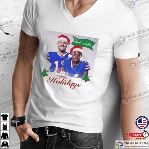 Josh Allen Stefon Diggs Holiday Christmas Buffalo Bills Mafia Shirt