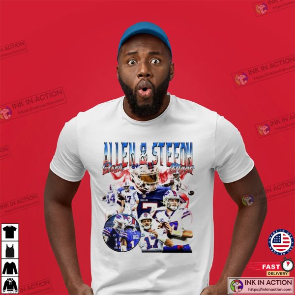 Josh Allen Stefon Diggs Buffalo Bills Graphic Tee