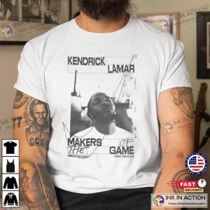 Kendrick Lamar Inspired Graphic Tee Vintage Style T Shirt in White 2