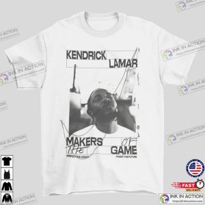 Kendrick Lamar Inspired Graphic Tee Vintage Style T Shirt in White 3