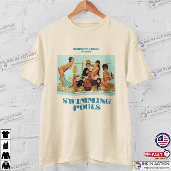 Kendrick Lamar Inspired Swimming Pools Graphic Tee