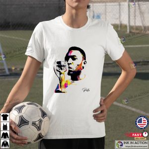 King of Soccer Pele edson arantes do nascimento Pop Art Style Graphic T Shirt 4