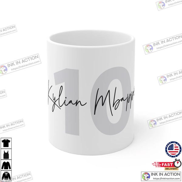Kylian Mbappé Coffee Mug France Mbappe 2022 World Cup Fans Gift