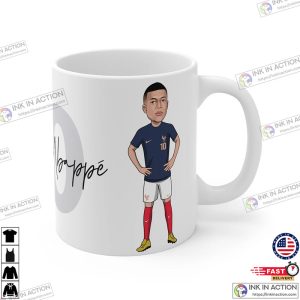 Kylian Mbappe Coffee Mug France Mbappe 2022 World Cup Fans Gift 3