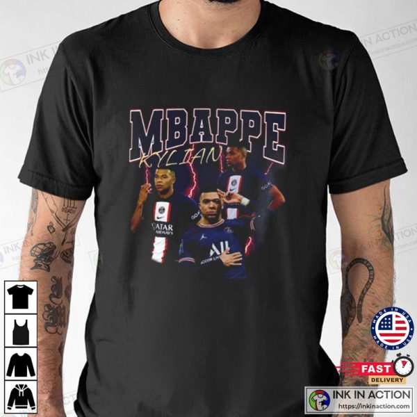 Kylian Mbappe France PSG Vintage 90s Best T-Shirt