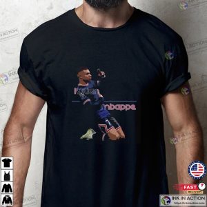 Kylian Mbappe French Football Team Qatar World Cup 2022 Soccer Shirt