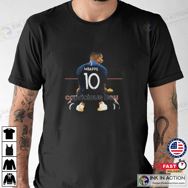 Kylian Mbappe Qatar World Cup 2022 PSG Fan Shirt - Ink In Action