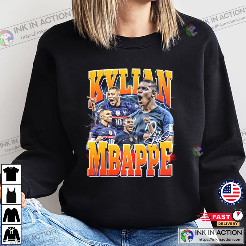 Kylian Mbappe - Kylian Mbappe France Football Team - Long Sleeve T