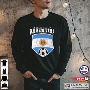 La Albiceleste Argentina Football National Flag FIFA World Cup 2022 T Shirt 4