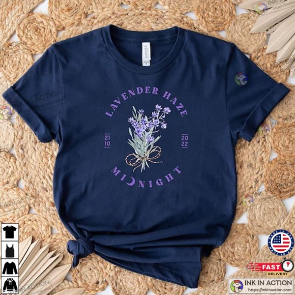 Lavender Haze Midnight The Eras Tour Swiftie Shirt
