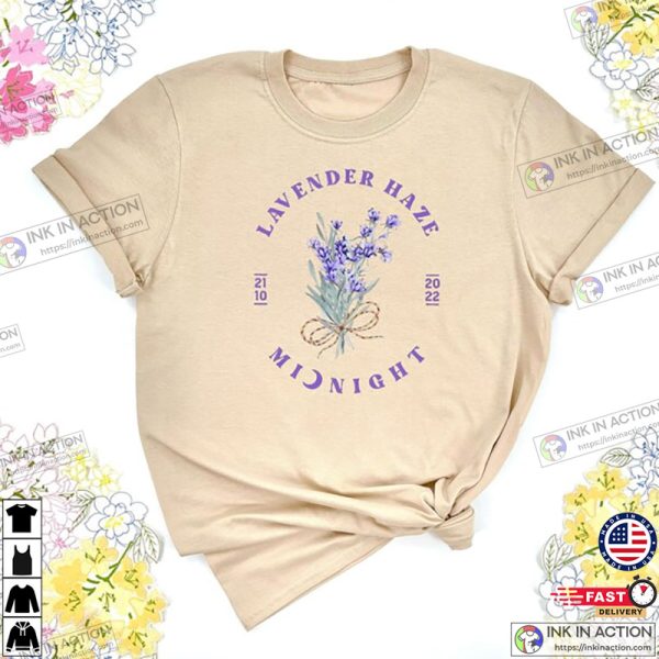 Lavender Haze Midnight The Eras Tour Swiftie Shirt