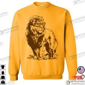 Lion Sweater Unisex Sweatshirt Fleece Pullover Sweatshirt 2