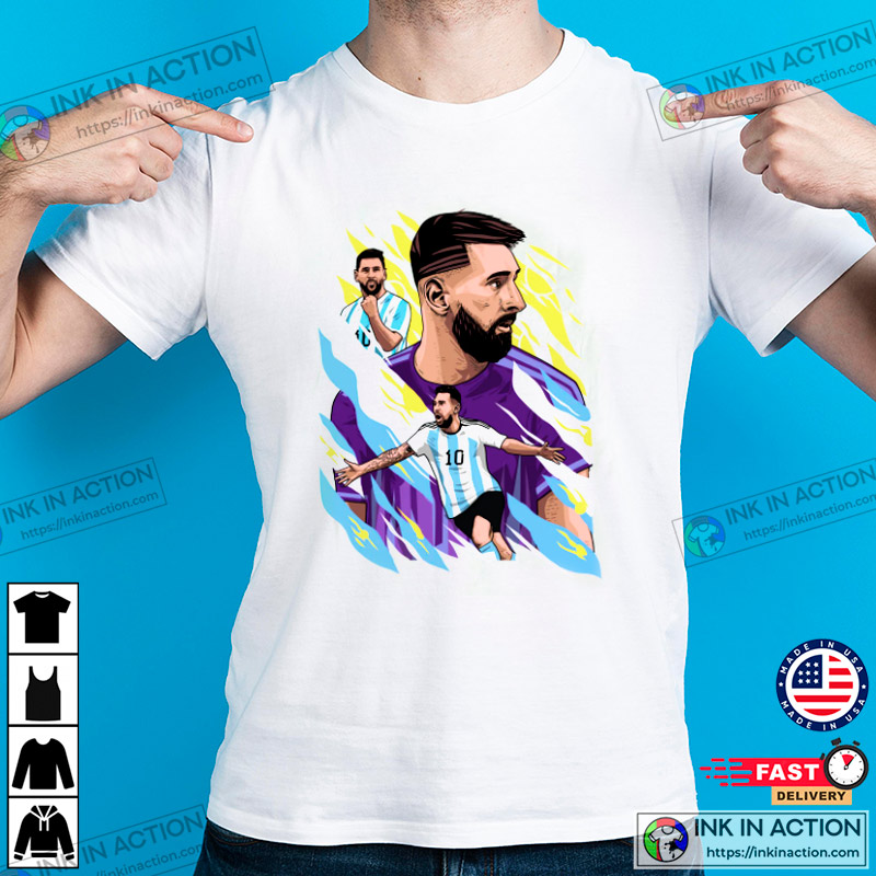 Leo Messi: Jersey number 10 Graphic T-Shirt for Sale by Alpha-capital