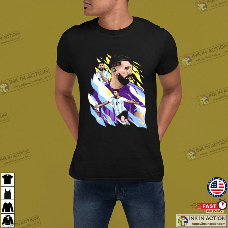 Leo Messi: Jersey number 10 Graphic T-Shirt for Sale by Alpha-capital