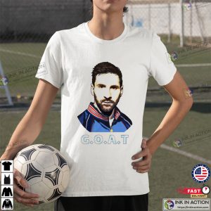 Lionel Messi G.O.A.T Argentina World Cup 2022 Tribute T-Shirt