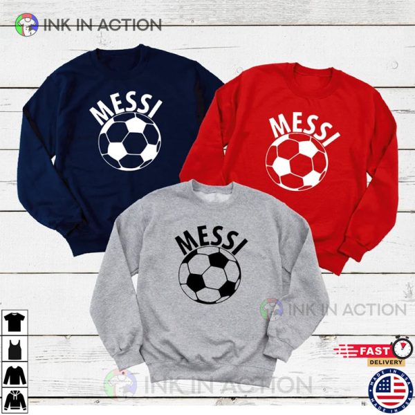 Lionel Messi Soccer Sweatshirt Boys Unisex Shirt