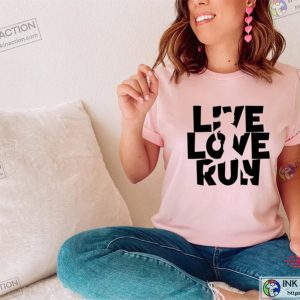 Live Love Run Shirt Run More Worry Less Running Outdoor T shirt Run Shirt Cross Country Marathoner Tee 2