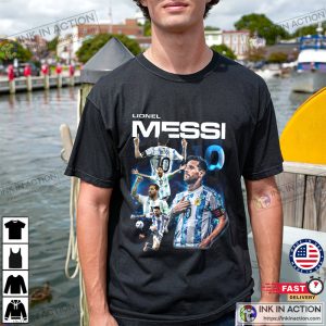 M10 Lionel Messi Argentina’s Greatest Tribute Football T-Shirt