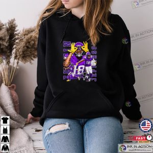 Justin Jefferson Minnesota Vikings Youth Play Action Graphic shirt, hoodie,  sweater, long sleeve and tank top