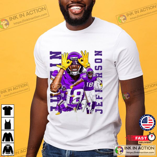 MVP Justin Jefferson Minnesota Vikings Football Shirt