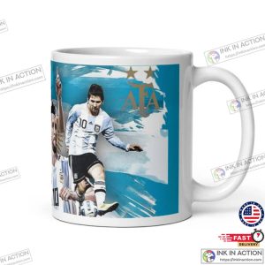Majestic Lionel Messi M10 Argentina Coffee Mug 3