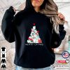 Meowy Christmas Tree Cat Lover Funny Xmas Shirt