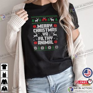 Merry Christmas Ya Filthy Animal Ugly Holiday Sweaters Santa Claus Christmas 2022 3