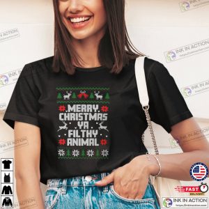 Merry Christmas Ya Filthy Animal Ugly Holiday Sweaters Santa Claus Christmas 2022 4