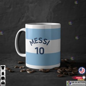 Messi Argentina Mug Argentina GOAT Ceramic Coffee Mug Messi Argentina World Cup Mug 2