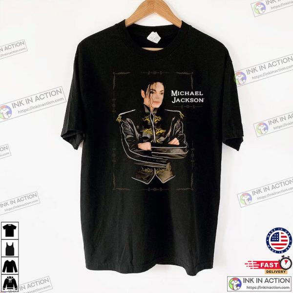 Michael Jackson Dangerous World Tour Michael Jackson King Of Pop Michael Jackson Shirt