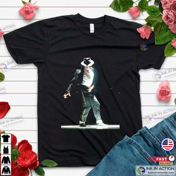 Michael Jackson Vintage King Of Pop Michael Jackson Signature T-Shirt