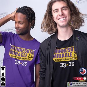 Minnesota Miracle 2.0 Vikings Biggest Comeback Tee