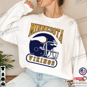 Minnesota Vikings Football Sweatshirt Vintage 80s Style 1