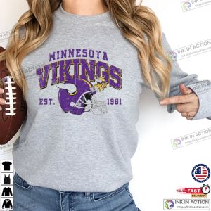 Minnesota Vikings Hooded Sweatshirt Est. 196 Vikings Football Gifts 2
