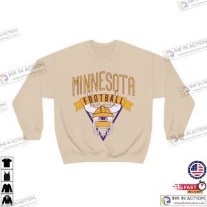 Minnesota Vikings Retro Football Sweatshirt Vintage Minnesota Vikings Crewneck 3