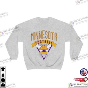 Minnesota Vikings Retro Football Sweatshirt Vintage Minnesota Vikings Crewneck 5