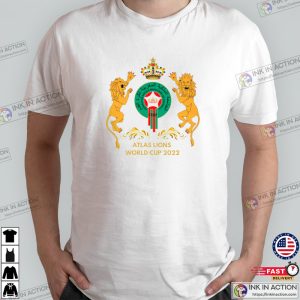 Moroccan Atlas Lions National Soccer Team T-shirt